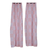 Baumwollvorhänge, (Paar) - Blumenkarierte Baumwollvorhänge in Rosa und Weiß (Paar)
