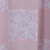 Cotton curtains, 'Checkered Spring' (pair) - Floral Checkered Pink and White Cotton Curtains (Pair)