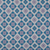 Camino de mesa de algodón - Camino de mesa de algodón azul y rosa con estampado marroquí