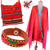 Curated gift set, 'Red Sophistication' - Handcrafted and Handwoven Red-Toned Curated Gift Set