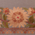 Mantón de lana - Chal color topo bordado floral de lana y rayón tejido a mano