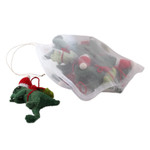 Wool felt ornaments, 'Dashing Dinos' (set of 6) - Set of 4 Dinosaur Ornaments Wool Felt Handmade