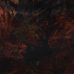 'Wonderland II' - Modern Abstract Acrylic Painting in Brown and Black Shades