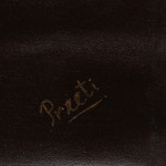 'Wonderland II' - Modern Abstract Acrylic Painting in Brown and Black Shades