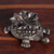 Brass sculpture, 'Leafy Guidance' - Leafy Turtle-Shaped Antiqued Brass Sculpture from India (image 2b) thumbail