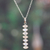 Regenbogen-Mondstein-Anhänger-Halskette, „Ethereal Balance“ – Drei-Karat-Regenbogen-Mondstein-Anhänger-Halskette aus Indien