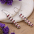 Granat-Ohrhänger, „Romantic Balance“ – Polierte dreikarätige natürliche Granat-Ohrhänger