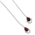 Garnet threader earrings, 'Romantic Charm' - Sterling Silver Threader Earrings with 1-Carat Garnet Gems
