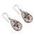 Citrine dangle earrings, 'Queen of Joy' - Floral Three-Carat Pear Citrine Dangle Earrings from India (image 2c) thumbail