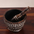 Mortero y maja de madera - Mortero y mortero de madera de mango rústico tallado a mano de la India