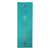 Embroidered cotton yoga mat, 'Chakras in Turquoise' (2x6) - Chakra-Themed Embroidered Cotton Yoga Mat in Turquoise (2x6)