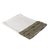 Cotton table runner and placemats, 'Classic Sage' (7 pieces) - Sage and White Table Runner and Placemat Set (7 pieces)