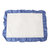 Camino de mesa y manteles individuales de algodón (7 piezas) - Juego de manteles individuales y camino de mesa azul y blanco (7 piezas)