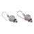 Rainbow moonstone dangle earrings, 'Magic Glam' - Sterling Silver and Rainbow Moonstone Dangle Earrings