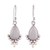Rainbow moonstone dangle earrings, 'Misty Dream' - Sterling Silver and Rainbow Moonstone Dangle Earrings