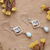 Larimar and blue topaz dangle earrings, 'Duchess' Loyalty' - One-Carat Faceted Larimar and Blue Topaz Dangle Earrings