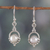 Cultured pearl dangle earrings, 'Pure Allure' - Polished Cream Cultured Pearl Dangle Earrings from India