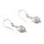 Rainbow moonstone dangle earrings, 'Ethereal Allure' - Polished Natural Rainbow Moonstone Dangle Earrings