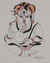 'Ganesha' - Signed Hindu Acrylic and Watercolor Ganesha Painting