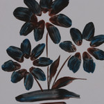 'Beauty in a Pot I' - Impressionist Watercolour on Paper Floral Vase Painting