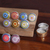 Ceramic knobs, 'Moroccan Glory' (set of 9) - 9 Hand-Painted Ceramic Knobs with Moroccan-Style Motifs