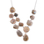 Labradorite pendant necklace, 'Luxurious Evening' - 116-Carat Faceted Checkerboard Labradorite Pendant Necklace thumbail