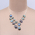 Labradorite pendant necklace, 'Luxurious Evening' - 116-Carat Faceted Checkerboard Labradorite Pendant Necklace (image 2j) thumbail