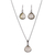 Quartz jewelry set, 'Sparkling Princess' - Quartz Sterling Silver Necklace and Earrings Jewelry Set