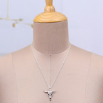 Sterling silver pendant necklace, 'Bull Spirit' - Polished Sterling Silver Necklace with Bull-Shaped Pendant