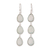 Chalcedony dangle earrings, 'Aqua Dazzle' - Sterling Silver Dangle Earrings with Aqua Chalcedony Stones