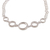 Pulsera colgante de plata de ley - Pulsera moderna con colgante de circonita cúbica en plata de ley