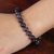 Stretch-Armband mit Amethyst-Perlen, „Souls of Wisdom“ – inspirierendes rundes Stretch-Armband mit Amethyst-Perlen