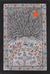 Madhubani painting, 'Tree of Life with a Son' - Nature-Themed Natural Dye Madhubani Painting of Tree