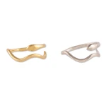 Gold-plated and sterling silver wrap rings, 'Victory & Nobility' (set of 2) - 22k Gold-Plated and Sterling Silver Wrap Rings (Set of 2)