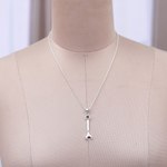 Sterling silver pendant necklace, 'Whimsical Work' - Whimsical Sterling Silver Necklace with Wrench Pendant