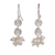 Cultured pearl cluster dangle earrings, 'Innocent Berries' - Natural Cream Cultured Pearl Cluster Dangle Earrings