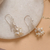 Cultured pearl cluster dangle earrings, 'Innocent Berries' - Natural Cream Cultured Pearl Cluster Dangle Earrings