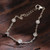 Sterling silver link bracelet, 'Sparkling Essence' - Polished Sterling Silver and Cubic Zirconia Link Bracelet