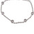 Sterling silver link bracelet, 'Sparkling Essence' - Polished Sterling Silver and Cubic Zirconia Link Bracelet