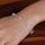 Sterling silver link bracelet, 'Sparkling Essence' - Polished Sterling Silver and Cubic Zirconia Link Bracelet