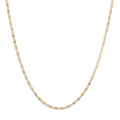 Gold-plated chain necklace, 'Snail Caprice' - 22k Gold-Plated Snail Chain Necklace in a High Polish Finish