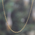 Gold-plated chain necklace, 'Snail Caprice' - 22k Gold-Plated Snail Chain Necklace in a High Polish Finish