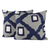 Cotton cushion covers, 'Creative Grey' (pair) - Abstract-Themed Navy and Grey Cotton Cushion Covers (Pair)