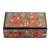 Papier mache decorative box, 'Blossoms from the Valley' - Spring-Themed Hand-Painted Papier Mache Decorative Box