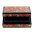 Papier mache decorative box, 'Blossoms from the Valley' - Spring-Themed Hand-Painted Papier Mache Decorative Box