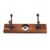 Wood coat rack, 'Floral Majesty' - Floral Jali-Style Openwork Beech Wood and Iron Coat Rack