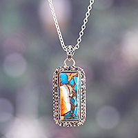 Sterling silver pendant necklace, Glorious Muse