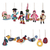 Wool felt ornaments, 'Twelve Days of Christmas' (set of 12) - Twelve Days of Christmas Wool Felt Ornaments (Set of 12)