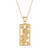 Brass pendant necklace, 'Spiral Blast' - High-Polished Spiral-Patterned Brass Pendant Necklace
