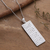 Silver-plated brass pendant necklace, 'Timeless Journey' - Classic Greca-Patterned Silver-Plated Brass Pendant Necklace